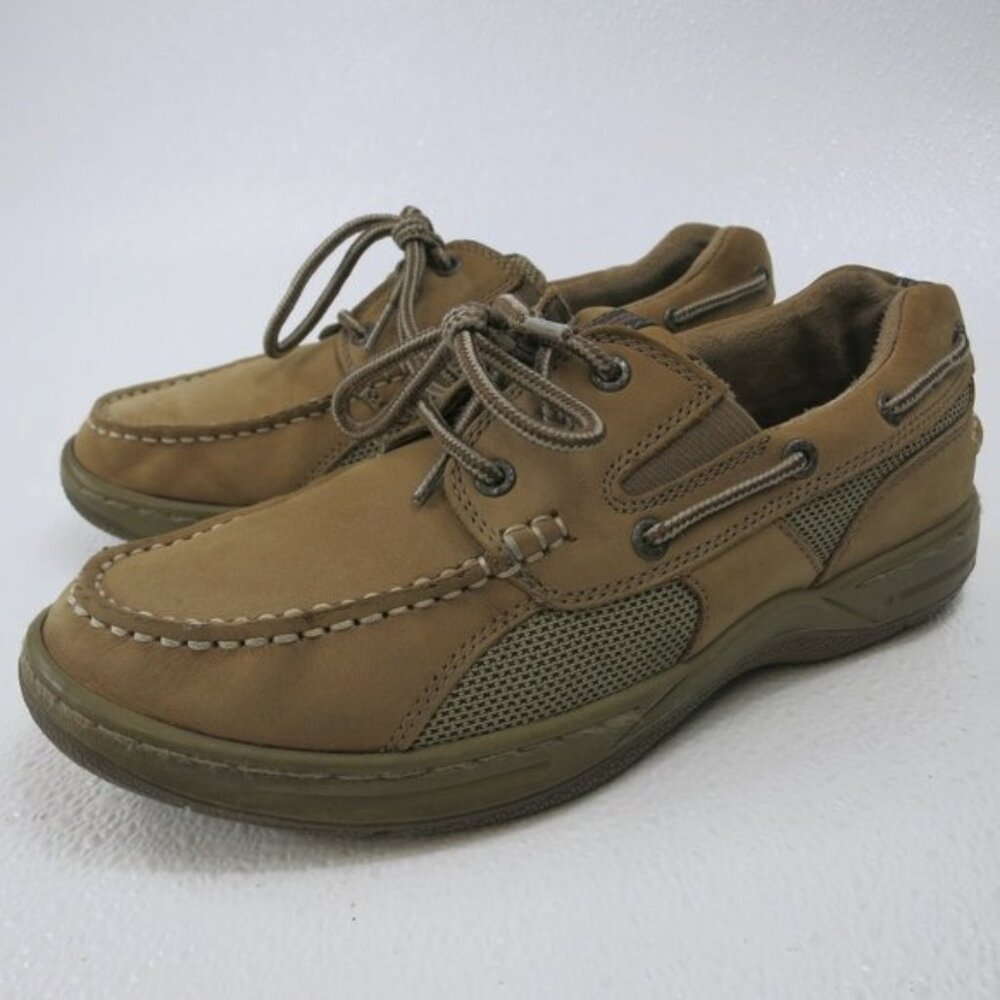 G.H. Bass & Co. & Co Nubuck Leather Casual Dress Boat Shoes Men's 8 M